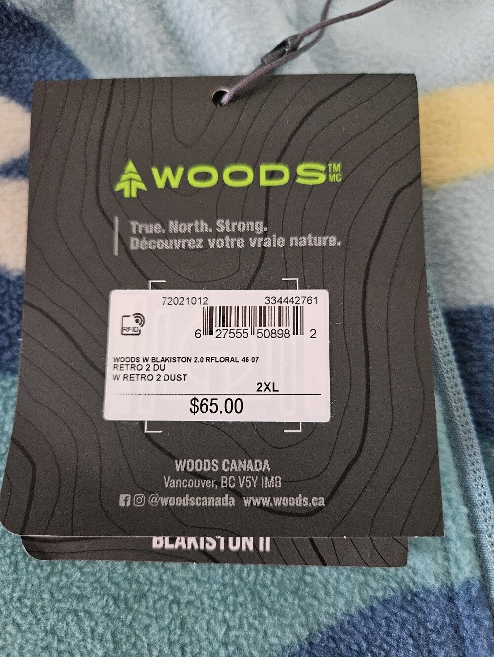 Womens Woods Half Zip Fleece jacket XXL - Picture 3 of 3